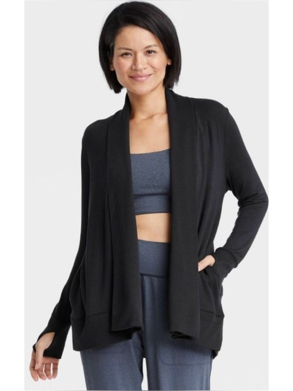 All In Motion French Terry Modal Blend Cardigan